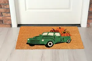 Coir Products Coir Doormat with the Design of a Vegetable Truck