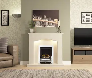 Be Modern Annabelle Manila Fire surround set with Lights included