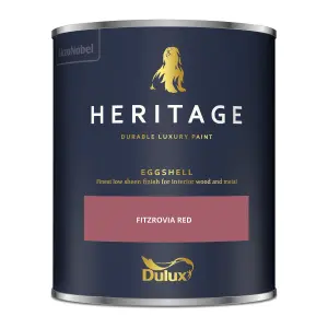 Dulux Trade Heritage Fitzrovia Red Eggshell Wall paint, 750ml