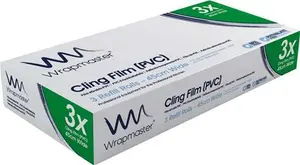 Wrapmaster 4500 Cling Film Refills 45cm X 300m (3)