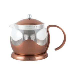 La Cafetire Le Teapot Glass Loose Leaf Teapot with Infuser