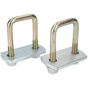 2 Pack M10 40mm x 70mm U-Bolt N-Bolt with Plates & Nuts HIGH TENSILE