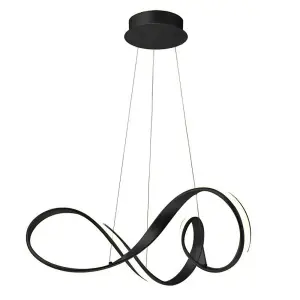 Luminosa Elegance LED Pendant Lamp 36W 2800Lm 3000K Black