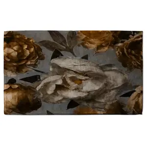 Cotton Floral Waffle Kitchen Towel (Set of 3)