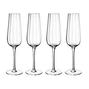 Villeroy & Boch Rose Garden Set of 4 Champagne Flutes