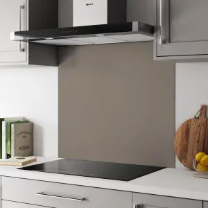 Splashwall Grey & Green Aluminium Splashback, (H)800mm (W)900mm (T)4mm