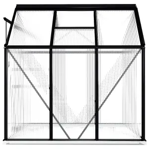 Berkfield Greenhouse with Base Frame Anthracite Aluminium 3.61 m2