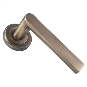 Serozzetta Latch Door Handle (Set of 2) Antique Brass