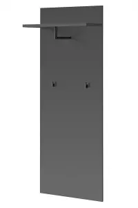 Marco Wall Hanger 60cm: Functional Entryway Solution - W600mm x H1570mm x D280mm in Anthracite