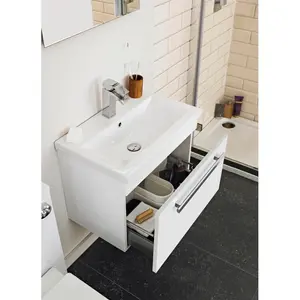 Eden 1010mm Single Bathroom Vanity with Integrated Ceramic Basin