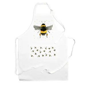 Purely Home Bumblebee Apron - Kitchen Cooking & Baking Bee Themed Gift/Present