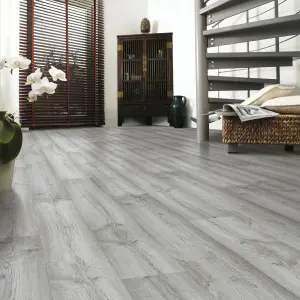 Euro Home Dartmoor Grey Wood Oak effect Laminate flooring Sample