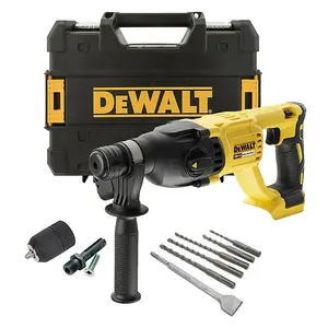 Dewalt DCH133N 18v Brushless SDS Hammer Drill 3 Mode Bare + Tstak + Chuck +Bits