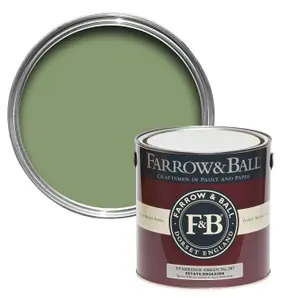 Farrow & Ball Estate Yeabridge green No.287 Matt Emulsion paint, 2.5L