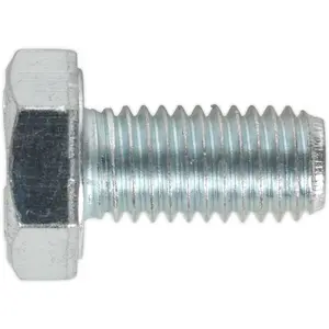 25 Pack M10 x 20mm Grade 8.8 Zinc Setscrews - Fully Threaded DIN 933