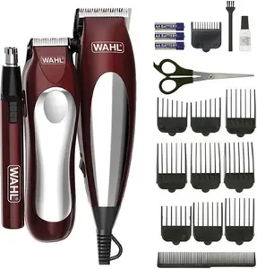 Wahl Hair Clipper & Trimmer Complete Grooming Set, Hair Clipper Gift Set, Corded Head Shaver, Beard Trimmers Men, Stubble Trimmer, Personal Trimming