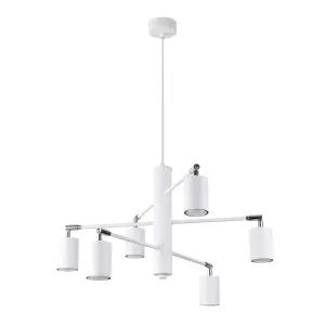 Lemmi Steel Black 4 Lights Modern Ceiling Light