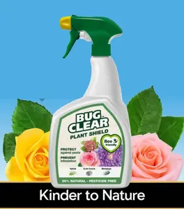 Bug Clear Plant Shield Spray Pesticide Free Bug Killer Blackfly Whitefly 800ml