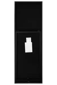 MirrorOutlet The Artus Black Aluminium Edged Cheval Mirror170CM X 58CM