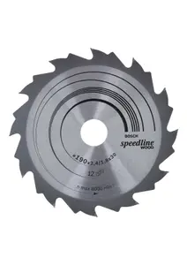 Bosch Professional Speedline Wood Circular Saw Blade - 190 x 30 x 2.4 mm, 12 Teeth