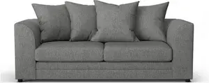 Chicago Fabric Pewter 3 Seater Sofa Grey Scs Living