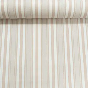 Glitter Striped Blush Pink White Paste The Wall Textured Heavy Vinyl Wallpaper