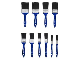 BlueSpot Tools Synthetic Workshop Paint Brush Set, 10 Piece