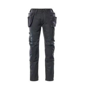 Mascot Unique Lightweight Trousers with Holster Pockets (Black)  (30.5) (Leg Length - Regular)