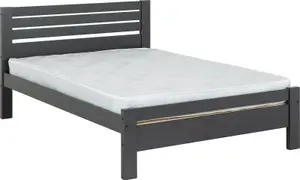 Toledo Kingsize 5ft Bed Frame in Anthracite Grey Finish