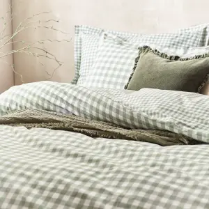 Yard Barton Check Reversible Duvet Set