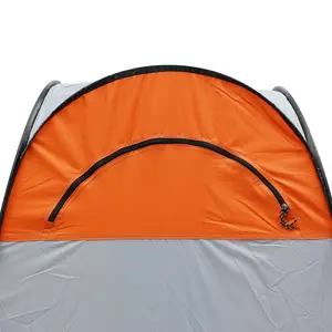 1 Person Tent Orange/Grey