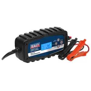 Sealey Compact Auto Smart Charger & Maintainer 4A 6/12V AUTOCHARGE400HF