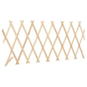 Berkfield Trellis Fences 5 pcs Firwood 180x30 cm