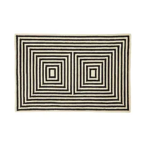 Bosie By Premier Milana Small Black and White Rug