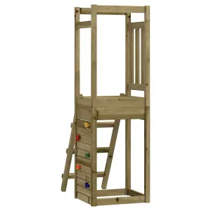 Berkfield Outdoor Playset 53x46.5x169 cm Impregnated Wood Pine