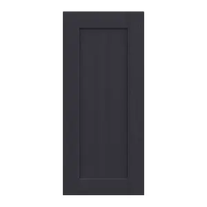 Alpinia Matt midnight navy wood effect Shaker Tall wall Cabinet door (W)400mm (H)895mm (T)18mm