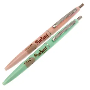 Pusheen Ballpoint Pen Set (Pack of 2) Mint Green/Pink (One Size)