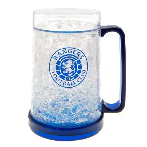 Rangers FC Crest Freezer Tankard Clear/Blue (One Size)