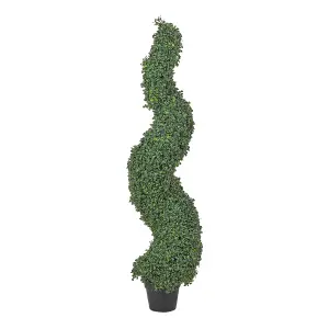 Artificial Plant BOXWOOD SPIRAL TREE Green