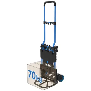 HandiMoova 2in1 70kg sack truck, multi-position 135kg folding platform trolley, multi-function hand truck