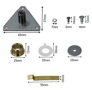 Bearing Kit compatible with Whirlpool for Indesit for Hygena Tumble Dryer