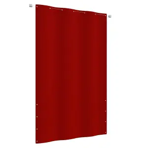 Berkfield Balcony Screen Red 140x240 cm Oxford Fabric