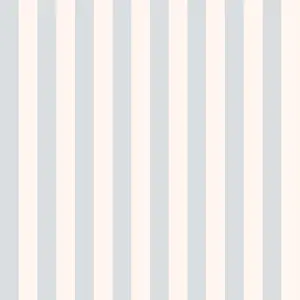 Galerie Simply Stripes 3 Cream Blue Regency Stripe Smooth Wallpaper