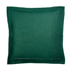 Paoletti Palmeria Embroidered Velvet Polyester Filled Cushion