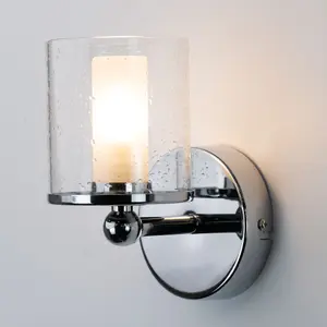 Frosted Glass 3.5W LED Bathroom Wall Light