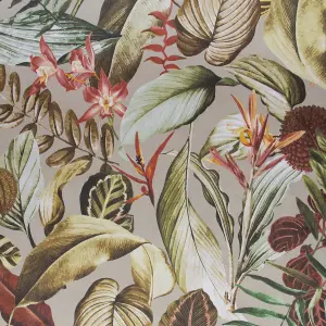 Galerie Tropical Collection Peanut Kiribati Floral Inspired Wallpaper Roll