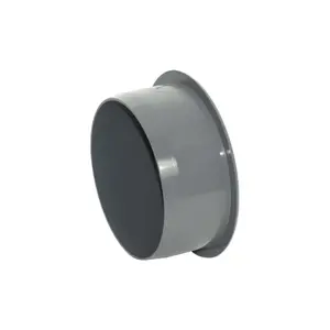 FloPlast 110mm Soil Socket Plug Grey