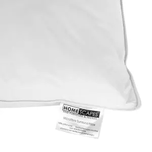 Homescapes Super Microfibre Surround Pillow