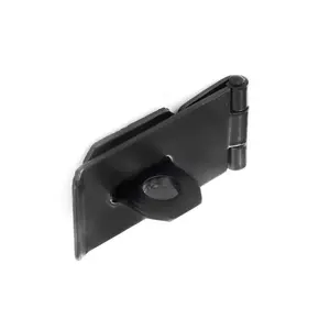 Securit Hasp And Staple Black (150mm)