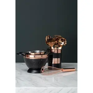 Canora Grey Dixon Stainless Steel Whisk Rose Gold / 8cm H x 39cm W